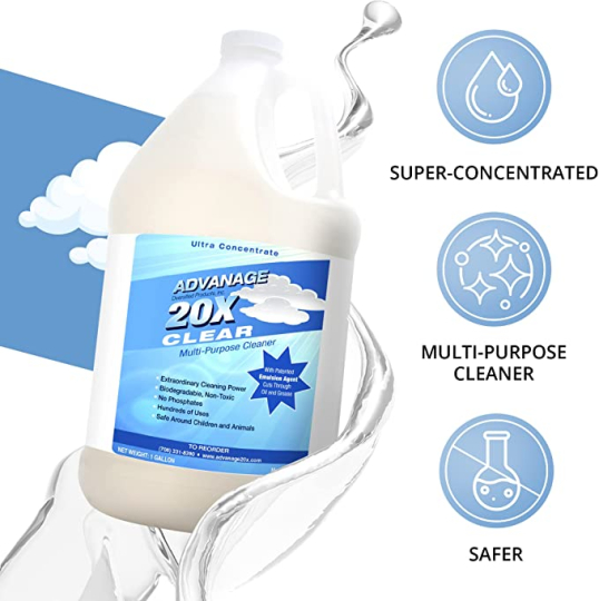 ADVANAGE 20X (Clear/Odorless) Gallon